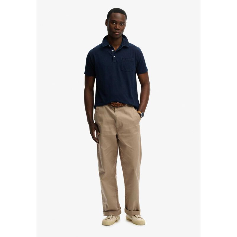 Superdry Classic Cotton Linen Polo image number 3